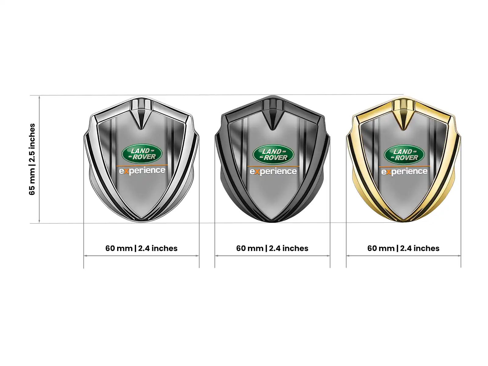 Land Rover Badge Autoadesivo Stile Minimal Look High-End